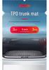 Jetta VA7 TPE Rear Trunk Mat - Car Interior Decorative Accessory