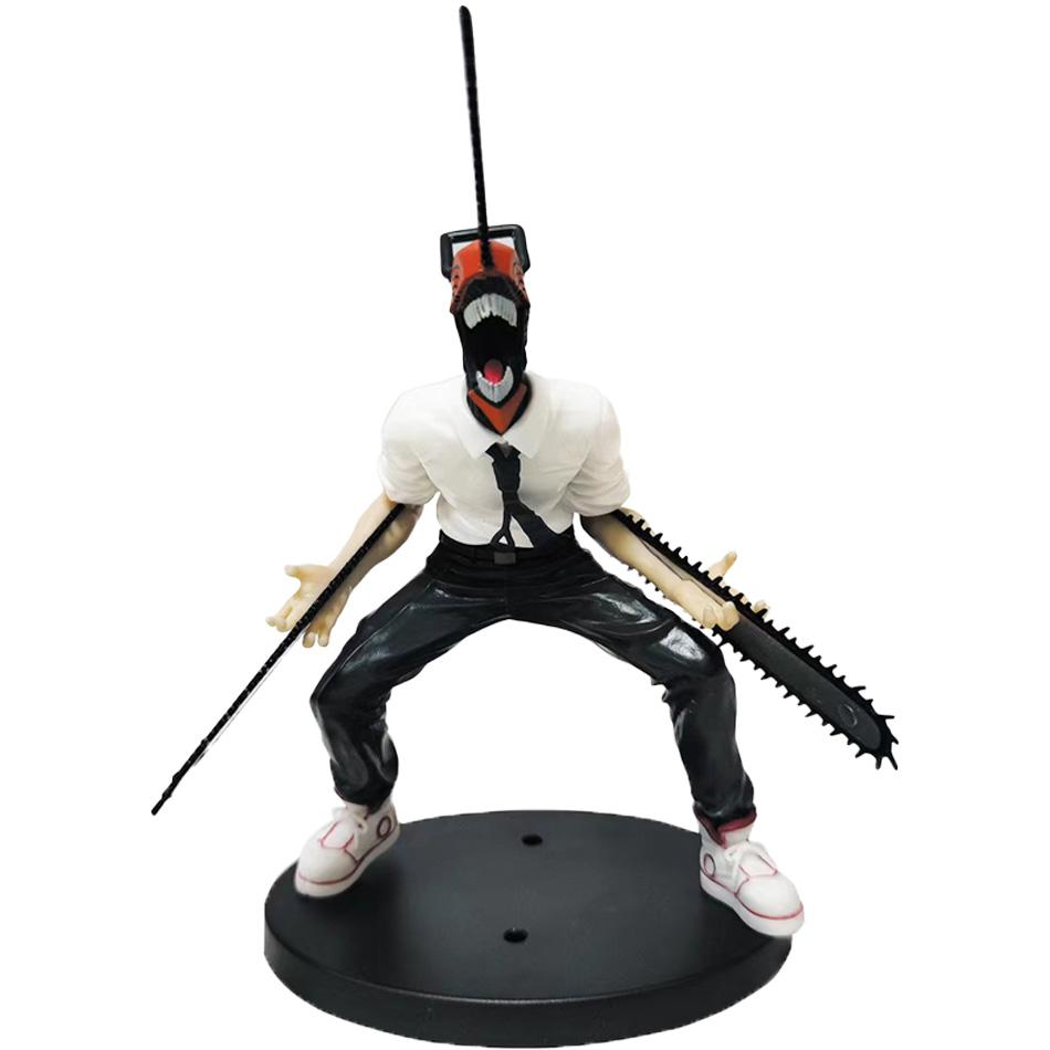 3Pcs Chainsaw Man Denji Anime Figure Denji/Power Action Figure 1560 Chainsaw Man Denji Figurine Adult Collectible Model Doll Toy