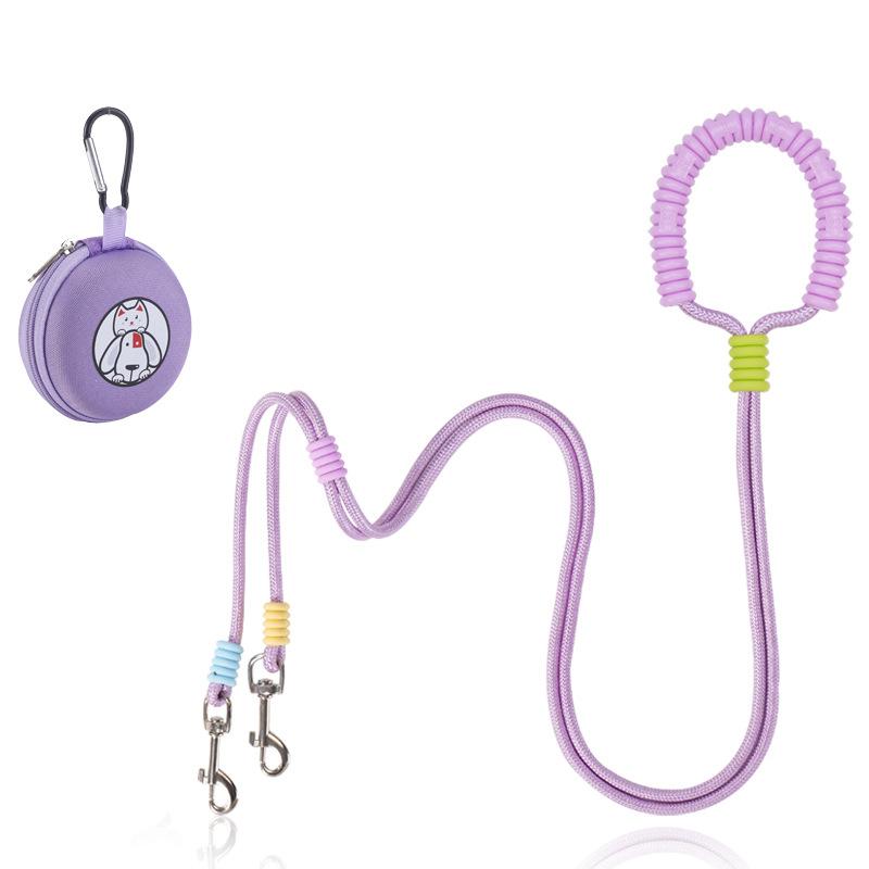 

A Multi-purpose P-chain Dog Collar for Pets with Anti-breakaway Leash for Walking Dogs фиолетовый