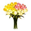 Yousheng Artificial Tulip Light LED Tulip Bouquet Night Lamp with Realistic PU Petals Glitter Tulip Tree Decorative Ambient Light for Home Bedroom