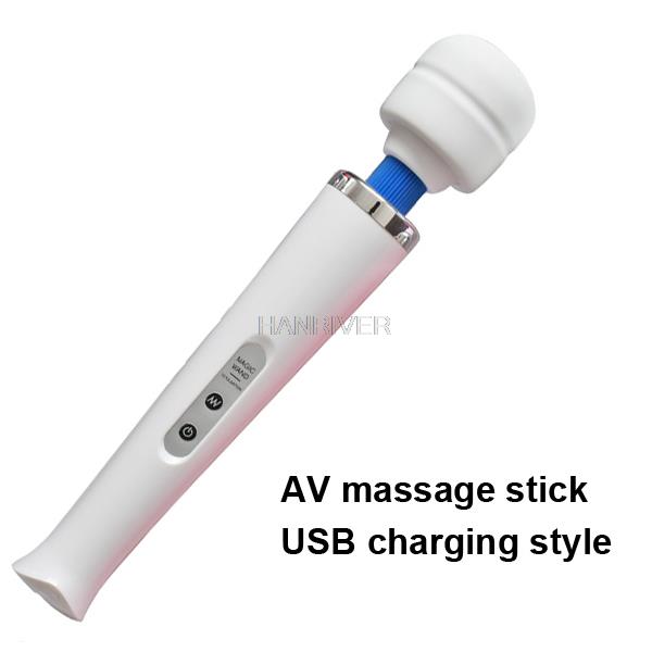 New 10 Speeds Magic Wand Massager,Big Magic Wand Massage Stick AV Vibrators Sexy Clit Vibrator Sex Toys for Women 32 *