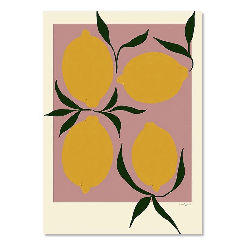 

Абстрактные линии Девушка Обнаженная Лимонная ваза Геометрия Настенные художественные принты Картина на холсте Скандинавский постер Настенные картины для декора гостиной 30x40cm No Framed