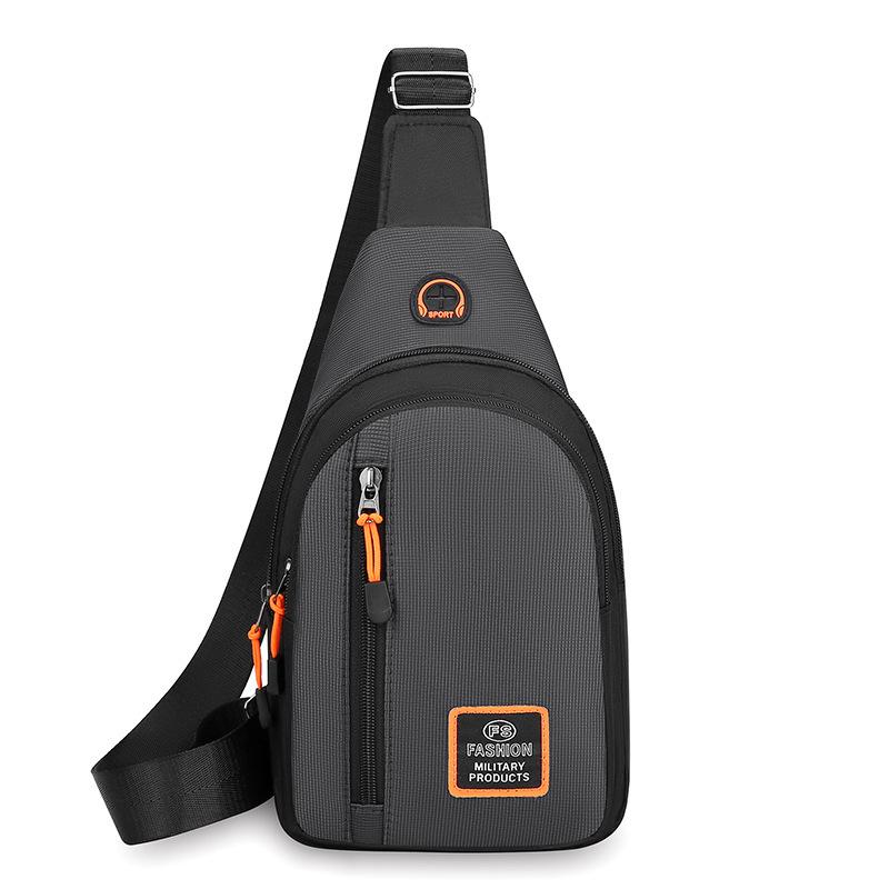 Мужская легкая нагрудная сумка кроссбоди из ткани Оксфорд 2024