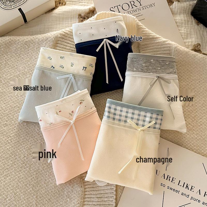 Women's Mid-Rise Seamless Cotton Boxer Briefs - Antibacterial, Skin-Friendly, Comfortable Fit