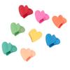 100pcs Mini Claw Clips Heart Shape Tiny Cute Hairpin Hair Accessories Children Colorful Hair Clamps