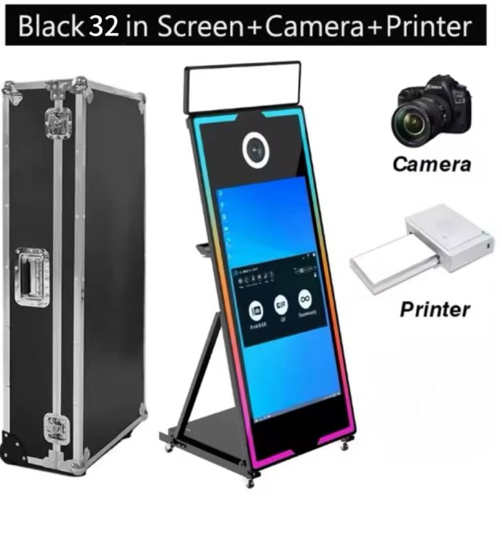 Dotykový fotokoutek Přenosný 40 65 Palcový Zrcadlový Magický Fotokoutek Stroj Pro Svatbu Večírek Aktivita