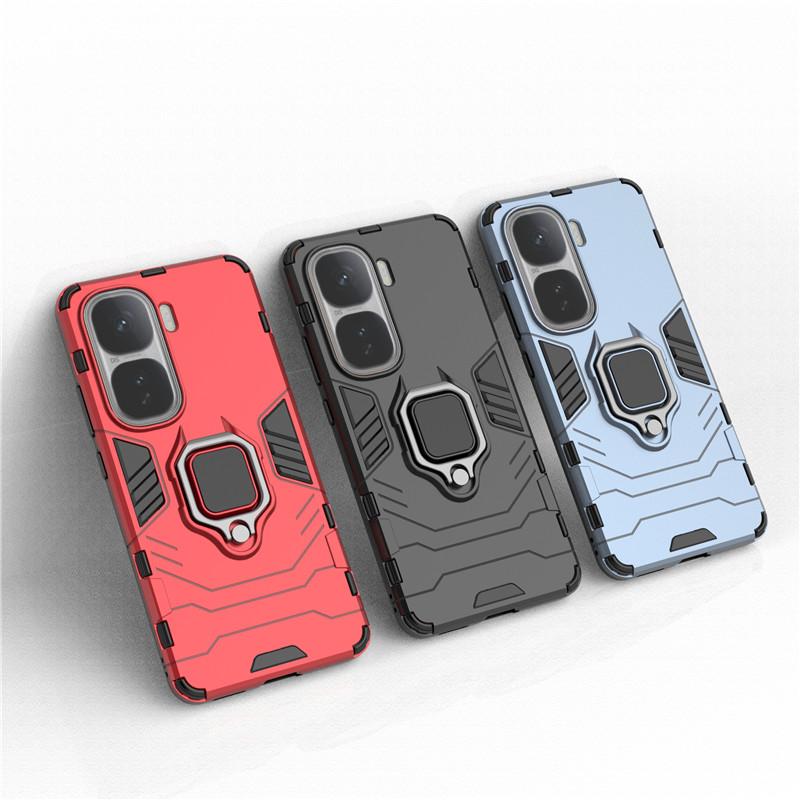 For ViVo iQOO Neo10 Case ViVo iQOO Neo 10 Cover Ring Holder Armor Bumper Shield Protective Back Phone Cases On iQOO Neo10 Funda