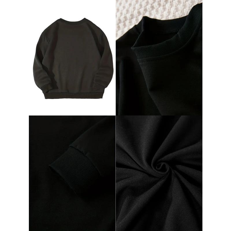 European sizes Kids' Fashion Round Neck Sweatshirt