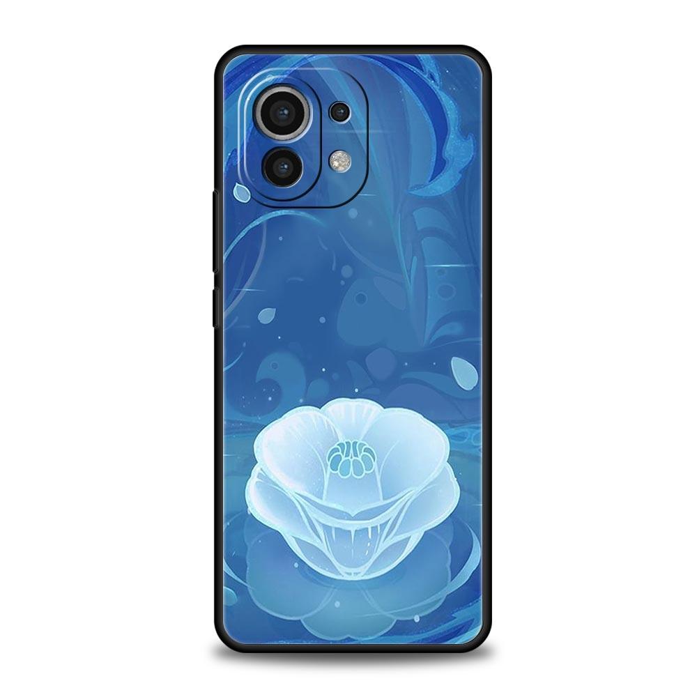 Genshin Impact Logo Phone Case For Xiaomi 13 12 11 Lite 12T 11T 10T 9T Mi Poco X5 M4 M3 X4 X3 Pro F5 F4 F3 GT 5G Black Cover