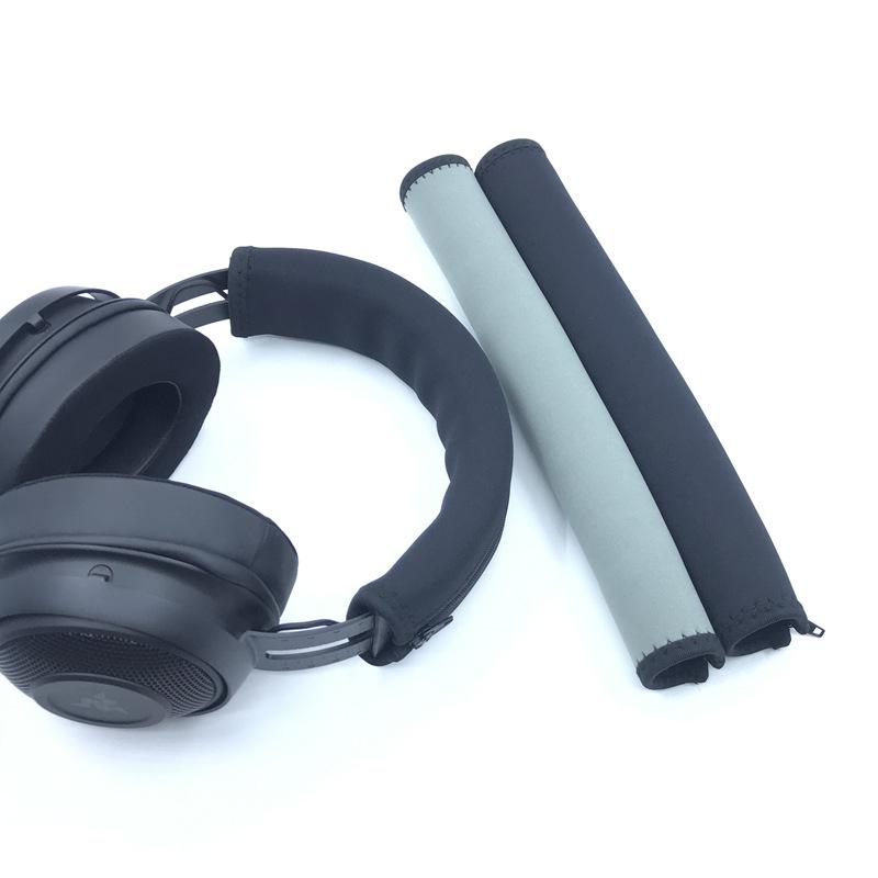 YAYINCC Zipper micro elastic cloth headband protective cover for Razer Kraken V2 V3 V2X PRO Headphones Head band Headpad