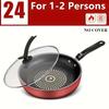 Nonstick Frying Pan for Home Cooking Flat Bottom Pan for Eggs, Steak, Pancakes On Gas Induction Stoves