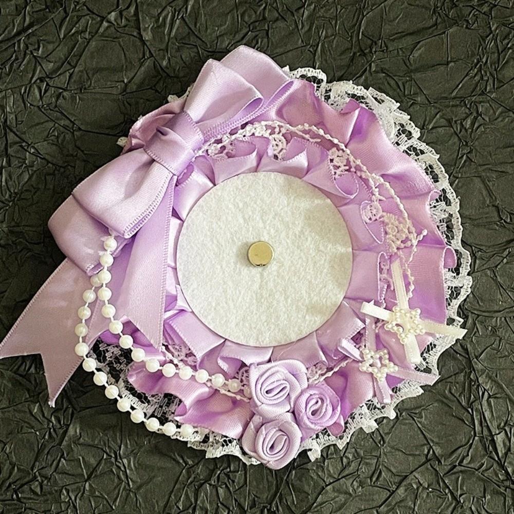 Sweet DIY Lace Card Holder Lolita Anime Lace Photocard Case Idol Display Handmade Photo Protector Case Card Storage