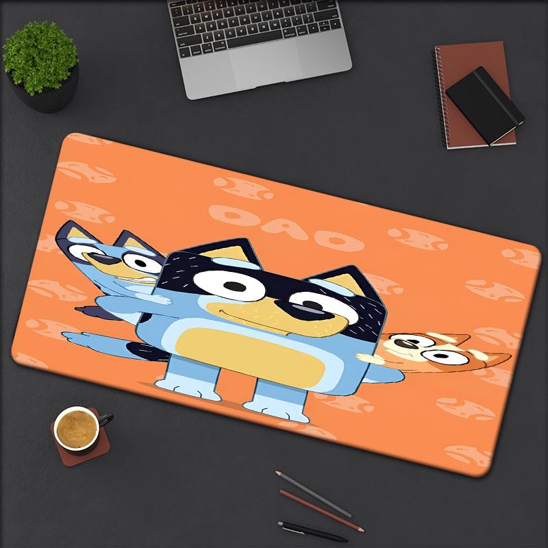 Bluey Theme Mouse Pad, Non Slip Rubber Base, Multifunctional Office & Home Decor, Perfect for Workspace Personalization.