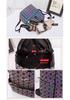 Trendy Japanese Geometric Night Glow Backpack - Large Capacity Commuter & School Bag for Men and Women