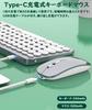 Keyboard and Mouse Set with Bluetooth and USB Rechargeable Keyboard with US for and Android Multi-Pairing, 4-Device Connections, Wireless, Tenkeyless,