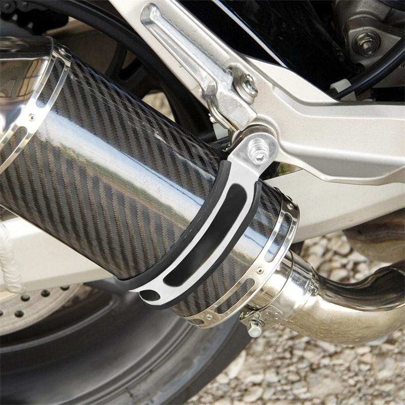 Motorcycle Exhaust Muffler Clamp Exhaust Pip Supporting Bracket Fixed Ring Hanger Band Fixture 60/88mm Support Bracket