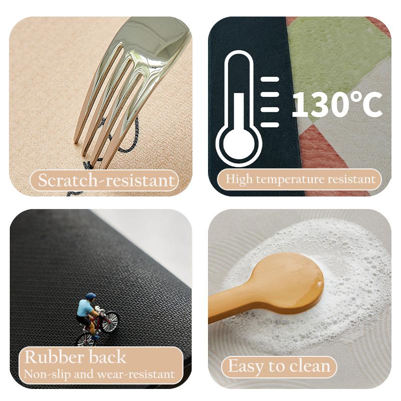 Diatomite Coffee Bar Mat Absorbent Heat Resistant Placemat for Table Kitchen Countertop Protection Quick Dry Coaster