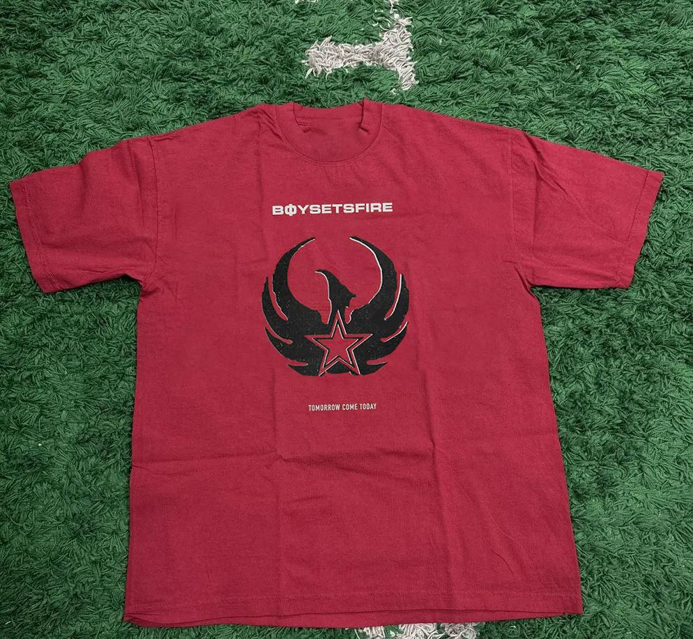 

BoySetsFire Tomorrow Come Today Short Sleeve Red Adult DI550 Unisex T-Shirt M