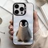 Animal P-Pingu Penguin  Phone Case For iPhone17,16,15,14,13,12,11 Plus,Pro Max Black Candy silver phone case