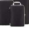 3 Teile/satz Schwarz/Blau/Grau Kompressible Reise Lagerung Tasche Tragbare Große Kapazität Lagerung Tasche Koffer Gepäck Verpackung Würfel