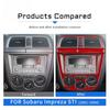 Carbon Fiber Style Center Console Sticker for Subaru Impreza WRX STI 2002-2004 LHD RHD Interior Trim Cover