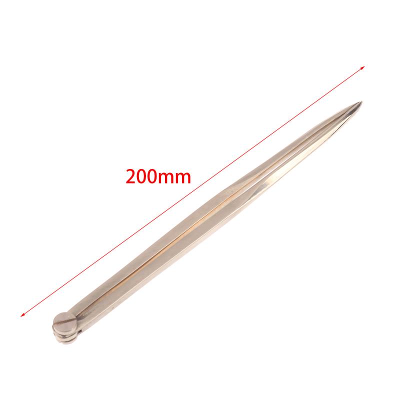 Solid Brass Straight Chart Divider Rust-Resistant Navigation Measuring Instrument Marine Splitting Tool For Architects