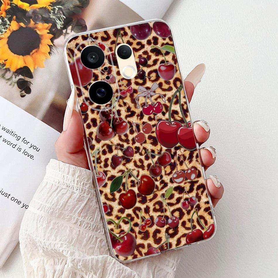 For Vivo S30 Pro Mini V2465A Cool Dragon Tiger Painted Phone Case For Vivo S30Pro Mini 5G Soft Silicone TPU Cases