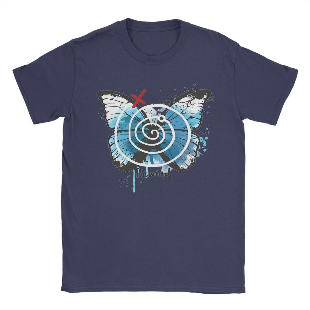 Unisex's Life Is Strange Butterfly T-Shirts 100% Cotton Tees Summer Vintage Short Sleeves T Shirt O-Neck Hippie Custom DIY Tshirt