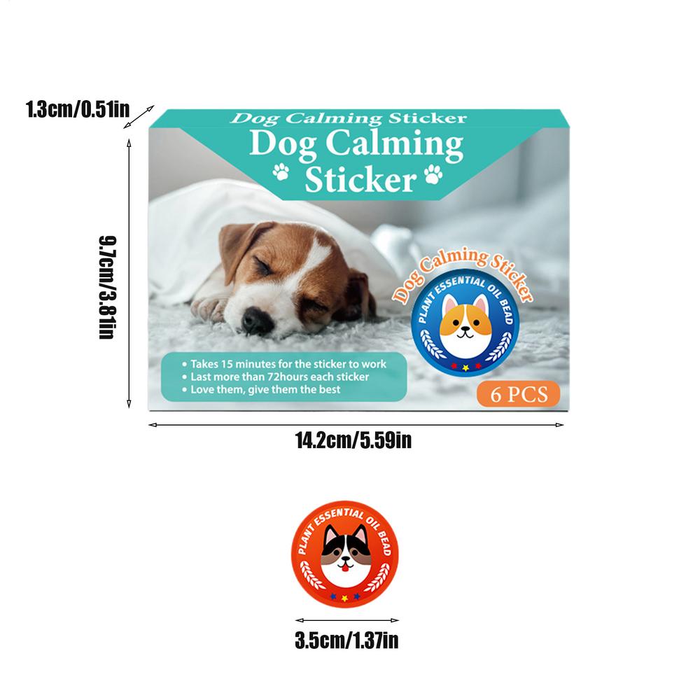 Успокаивающие для кошек 6 шт. Быстродействующие седативные пластыри Пластыри для успокоения котят Портативные Долгодействующие Товары для питомцев Успокаивающие пластыри для кошек