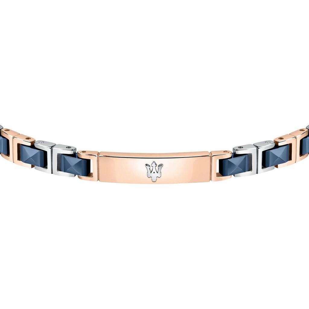Maserati Men's Bracelet - JM420ATI05 22cm Blue Ceramic [Parallel Import]