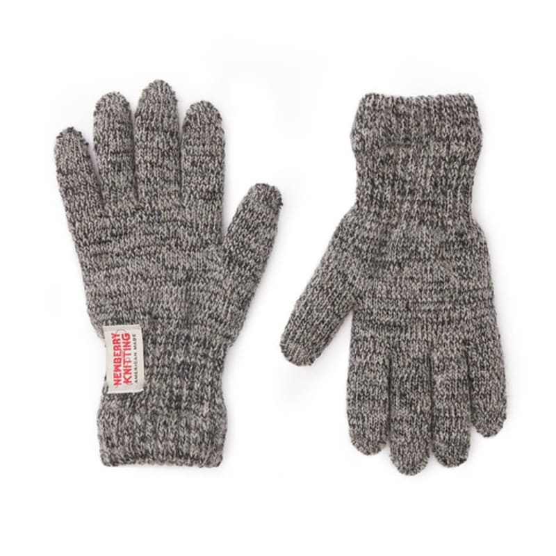 

NEWBERRY KNITTING Шерстяные перчатки - Угольный ML