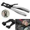 Car Hose Clamp Pliers, Swivel Jaw Locking Tool for Ring-Type Flat-Band Clamps, Radiator Spring Clip Removal & Installation Plier