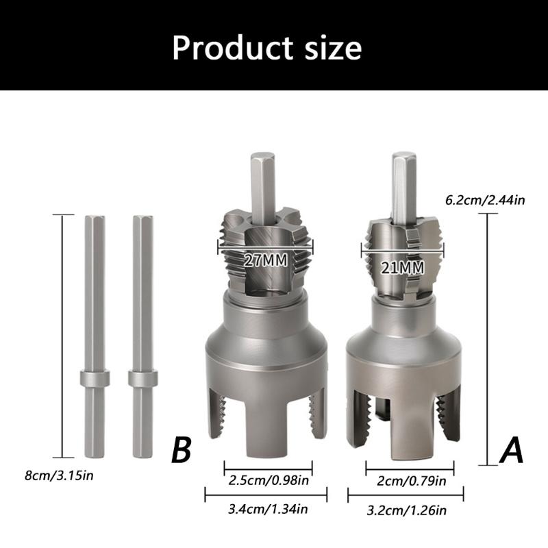 Professionelles 20mm 25mm Innengewinde-Schneidwerkzeug für Wasserrohre für Bohrmaschine Mit Hoher Effizienz Und Langlebigkeit