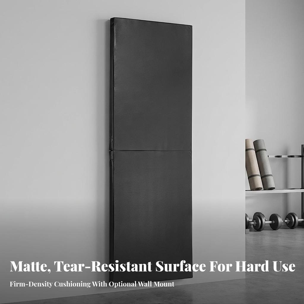 Foldable Wall Mat Cushioned Protection Multi-Purpose for Athletes
