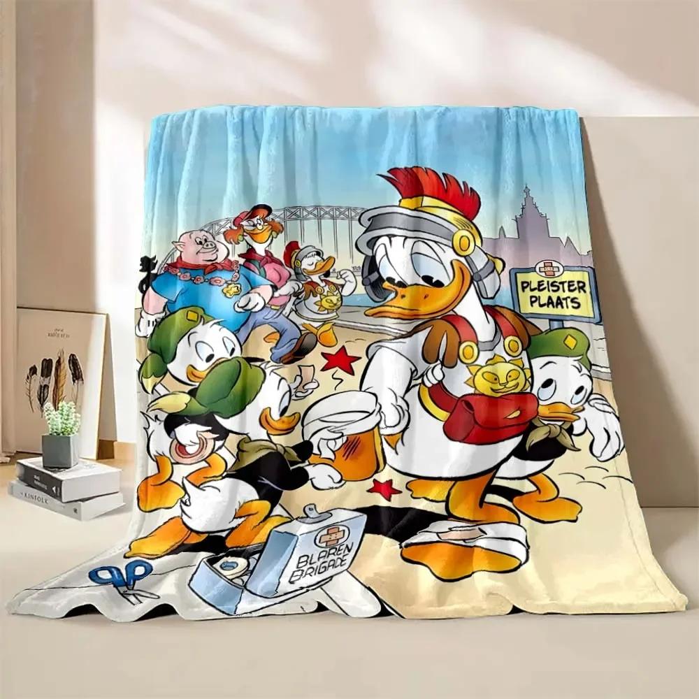 Potdemiel Cartoon Donald Duck Blanket Kids Throw Office Thick Nap Blanket Warm Home Sofa Decor Throw Unisex Kids Boy Girl Gift