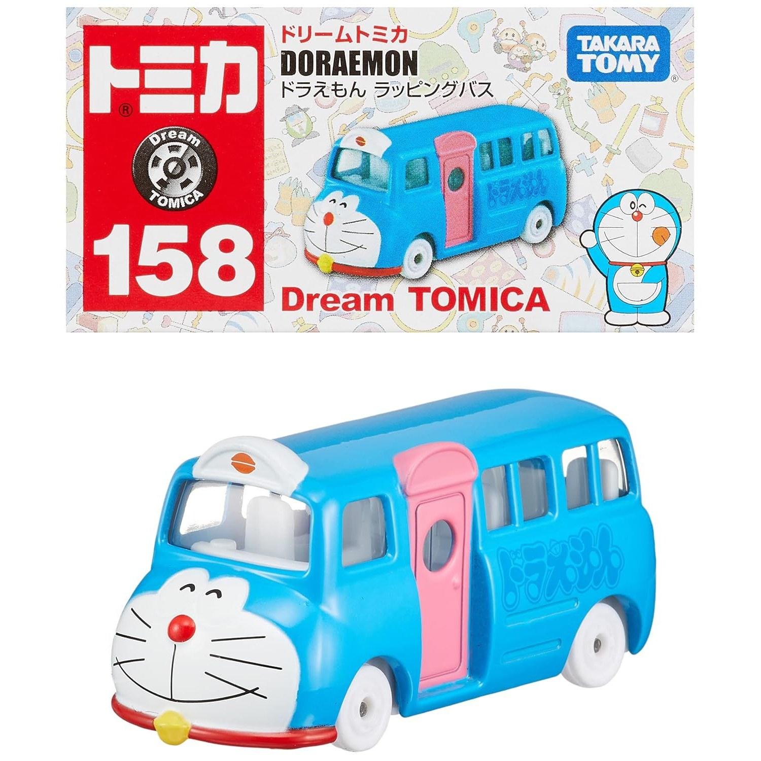Takara Tomy Tomica Dream No. 158 Doraemon Wrapping Bus Mini Car Toy ages 3 up
