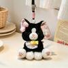 Stuffed Plush Pendant Doll Cat Shaped Table Companion Doll Cute Cat Keychain  For Children