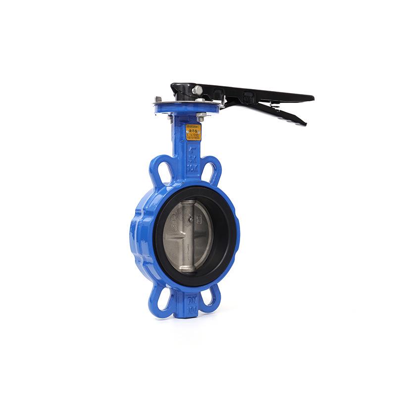 Manual Ductile Iron Double Disc Soft Seated Butterfly Valve D71X-16Q for Sewage Treatment