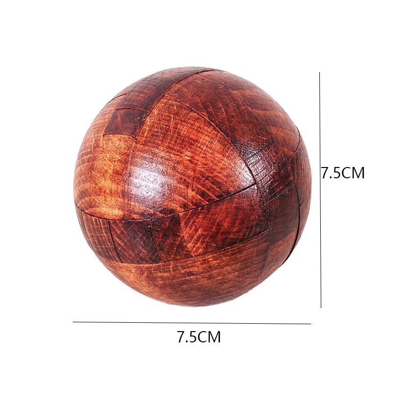 Wooden Puzzle Magic Ball Interlocking Assembly Brain Teasers Kids And Adults IQ Games Luban Lock Educational Intellectual Toys