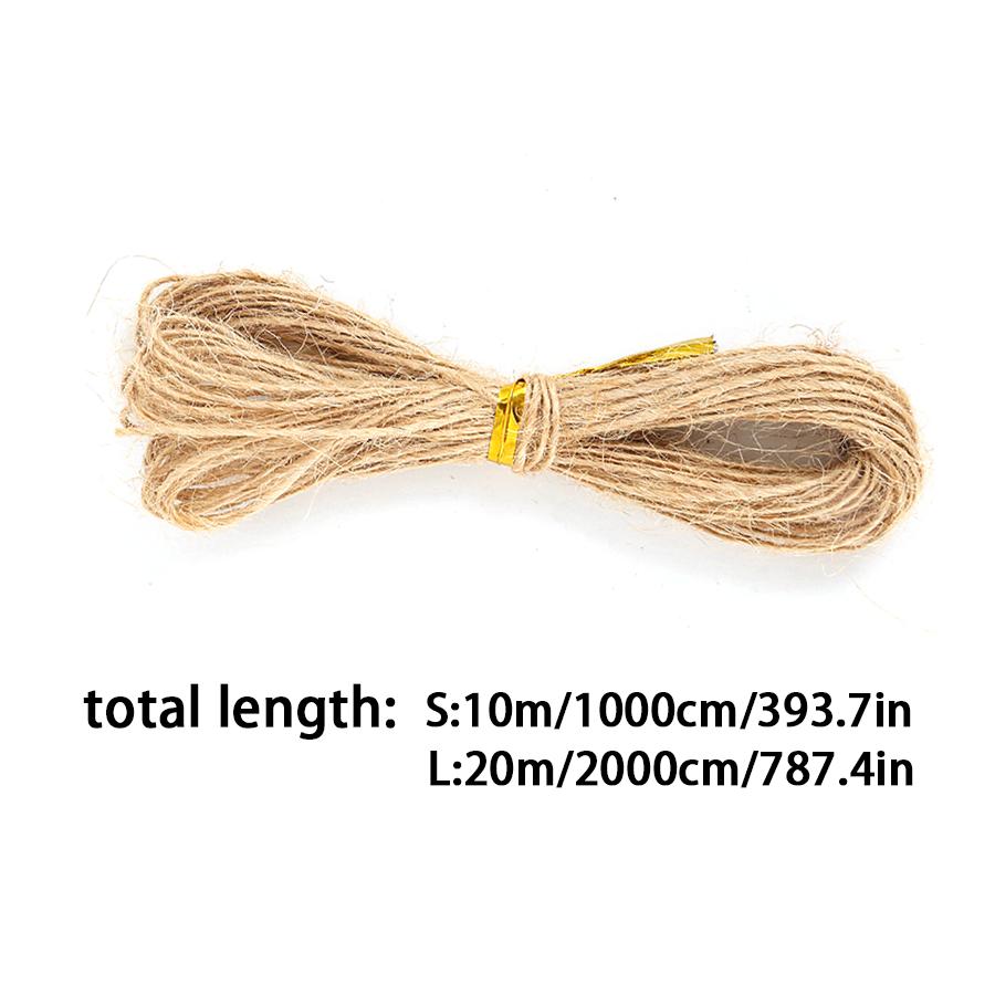 1/3/5pcs Handmade Weaving Hemp Rope 10m Pendant Hang Tag DIY Photo Wall Textile Accessories Creative Curtain Tying Rope XJM