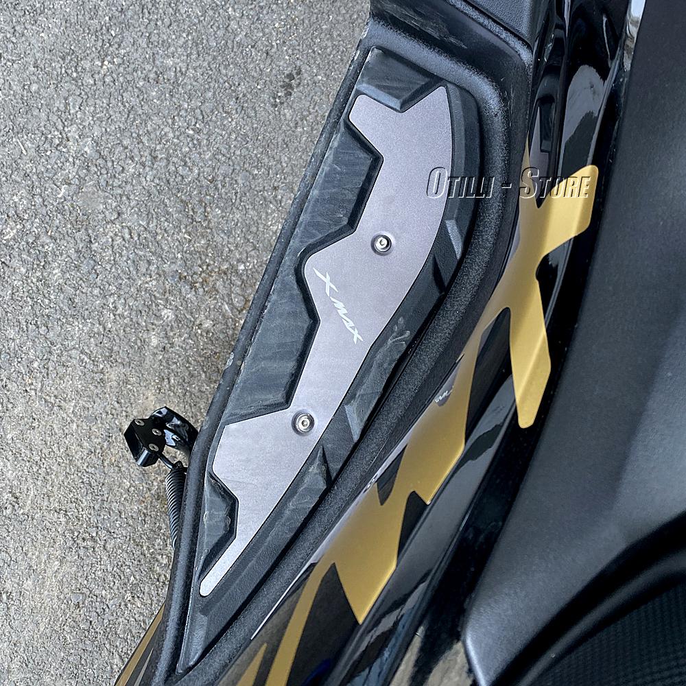Motorrad Für YAMAHA XMAX 400 300 250 125 Pedal Rutschfestes Fußpolster Pedal Aluminium+Gummi X-MAX125 X-MAX250 X-MAX300 X-MAX400