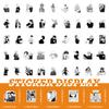10/30/50/100pcs Black and White Anime Jujutsu Kaisen Stickers Japanese Cartoon Graffiti Decal DIY Guitar Skateboard Cool Sticker