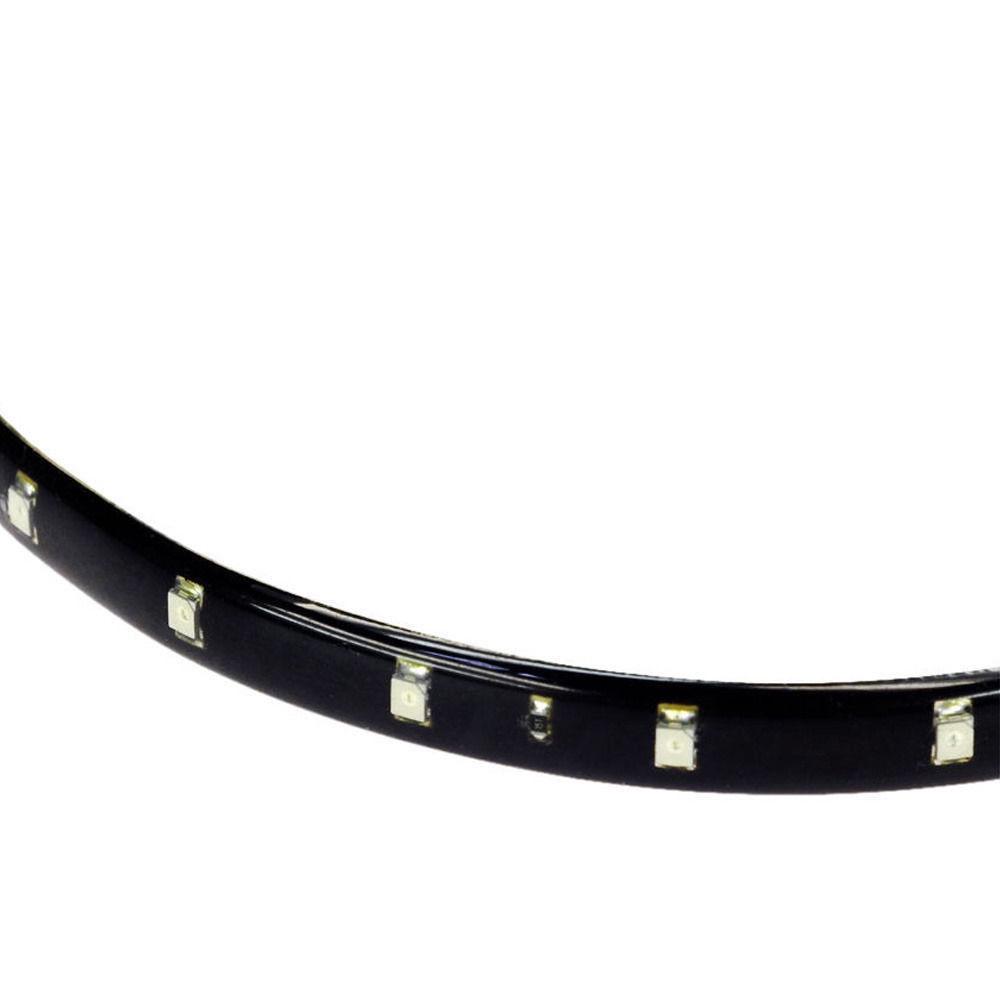 Quality Motorbike Vehicle 30cm 15 LED SMD   Flexible Waterproof DC 12V Car LED Light Strips Purple