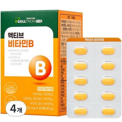 Innerlab Active Vitamin B, 60 Tablets, 4