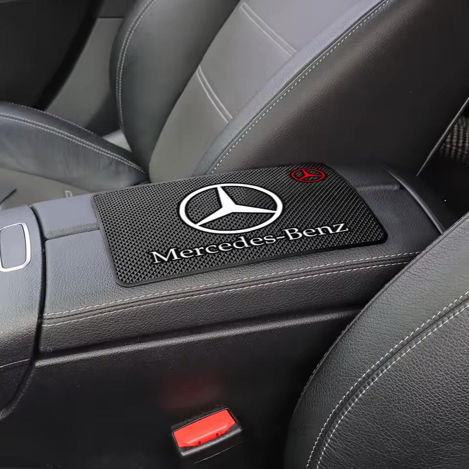 Anti Slip PVC Car Mat Sticky For Mercedes Benz AMG W205 W203 W211 W220 Dashboard Phone Holder GLC GLA W210 Interior Styling Pads UU4