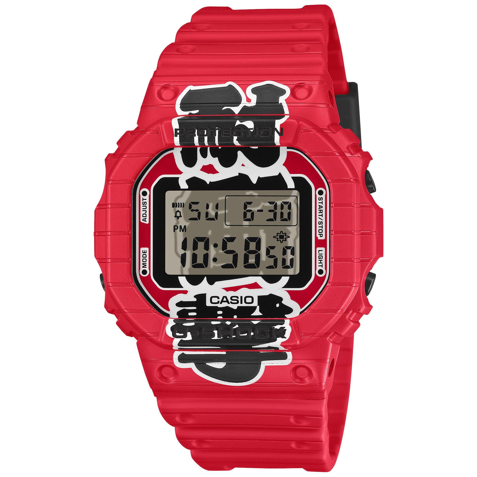 

Casio G-Shock Men s Watch DW-5600AKA-4JR Japan Made Red Lantern Design Eco-Friendly Materials