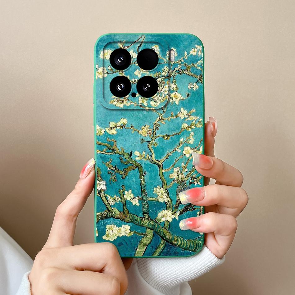 For Xiaomi 15 Pro Case For Xiaomi 14 Pro Phone Cases Various Style Soft Liquid Silicone Mi15 Mi14 Back Cover Anti Drop Bumper