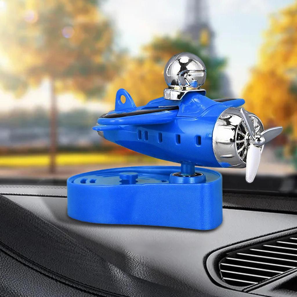 Automotive Air Fresheners Solar Airplane Car Scent Diffuser Fragrance Diffuser Dashboard Decorations For Travel Auto Sedan Truck