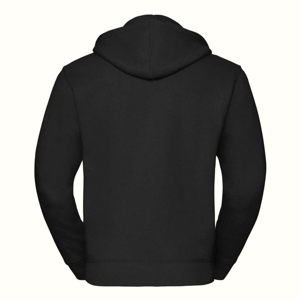 Russell Mens Authentic Full Zip Hooded Sweatshirt / Hoodie