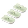 PATIKIL 3pcs Kitchen Sponge with Cellulose Sponge Cleaning Brush Scrub Pad Glass Wiper for Kitchen Glass Green Handle, Bathtub, Surfaces, Windows,